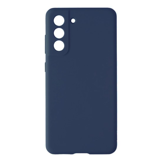 Silicone Case with Camera Shield for Samsung Galaxy S21 Dark Blue